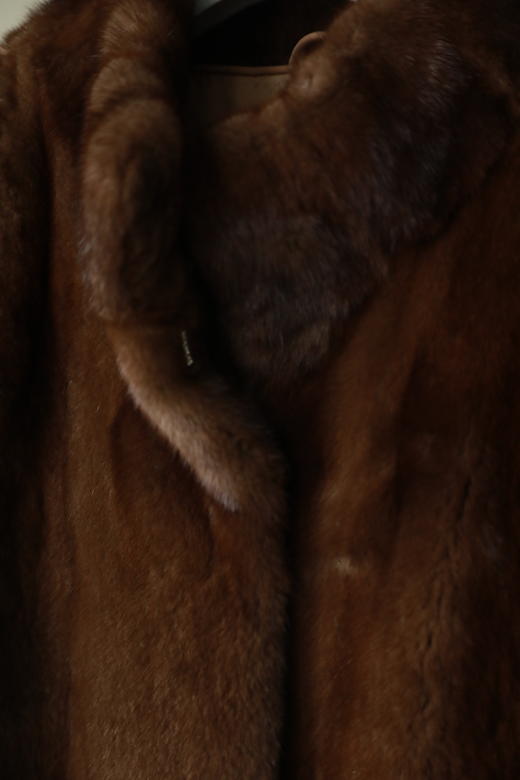 MAISON COVET 复古立领水貂皮草外套 商品图12