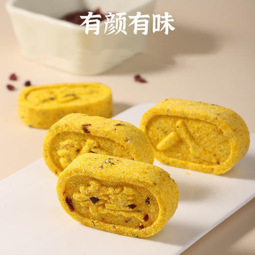 【4袋装】小米红枣桂花糕 无添加蔗糖 桂花红枣清香口感软糯零食糕点健康早餐代餐饱腹食品200g/袋 商品图3