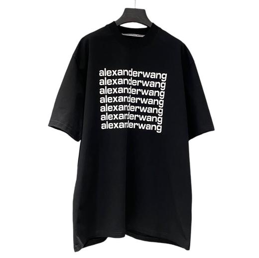 中性款厚版印花短袖T恤he002 商品图0