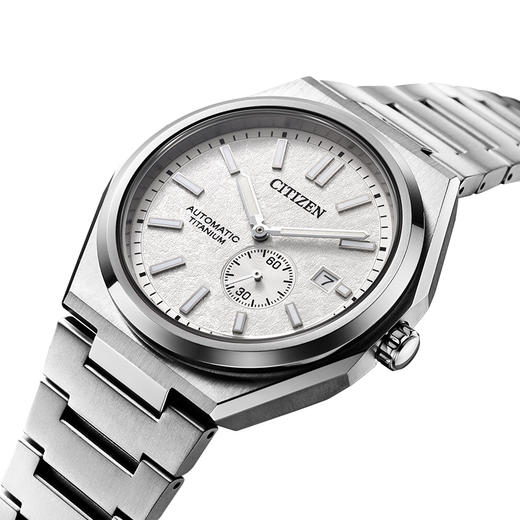 西铁城/CITIZEN新款机械表舒博钛腕表商务休闲男表NJ0180-80A 商品图5