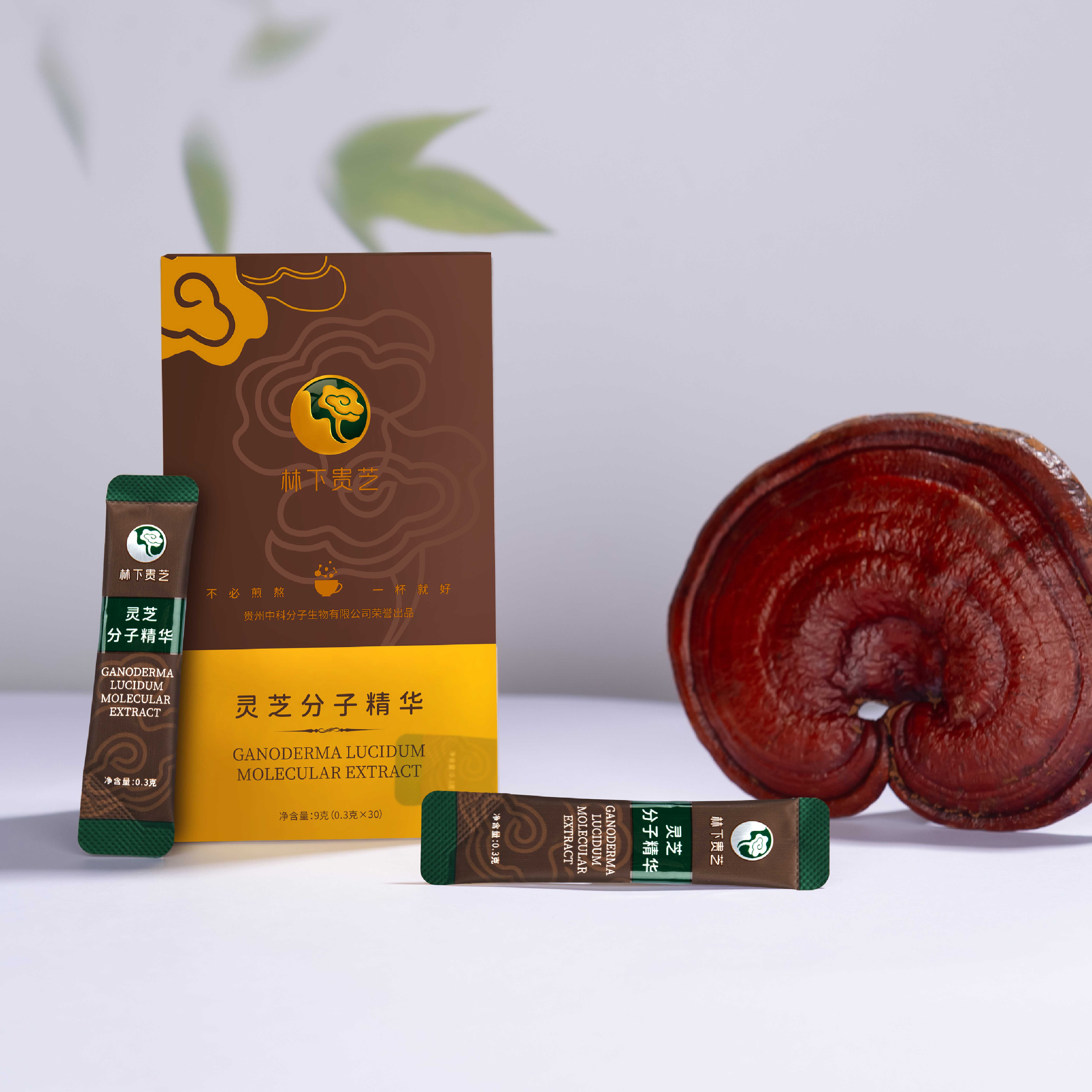 灵芝分子精华固体饮料0.3g*30条/盒