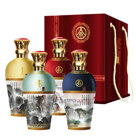 五粮液 四大名山系列浓香型白酒52度【500ml 4瓶】 商品图0