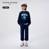 TeenieWeenie Kids小熊童装男童侧面拼接撞色嵌条卫裤TKTM256316N 商品缩略图1