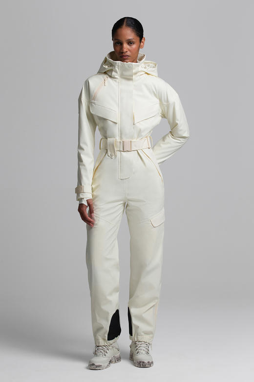 Cordova - Apex Ski Suit - Alabaster - 女装 - 连体滑雪服 - 白色 商品图0