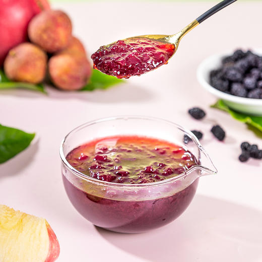 「桑葚果汁果冻」  新鲜水果榨汁  0蔗糖添加  天然植物胶  爽口滑溜   小吸嘴好吞咽 商品图1