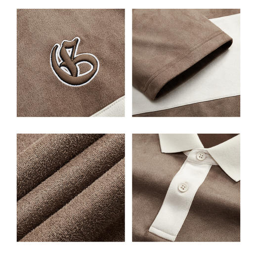 gxg.jeans男装夏季拼色短袖POLO衫JEX12400842 商品图3