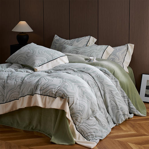 顶柔6D雕花牛奶绒四件套|暖糯舒适牛奶绒，无静电更安睡 商品图6