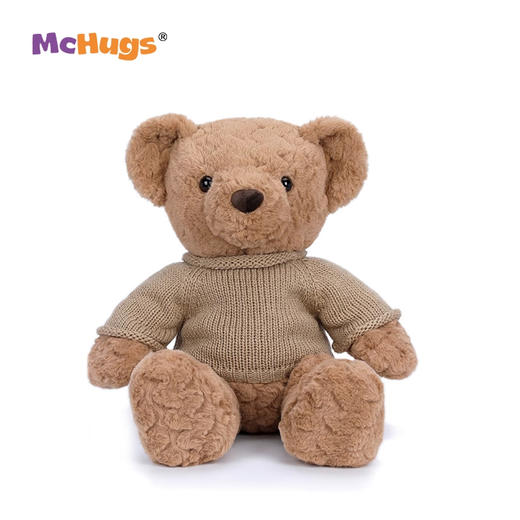 McHugs棕色熊毛绒玩具可加热小热偶薰衣草味抱枕安抚公仔生日礼物 商品图0