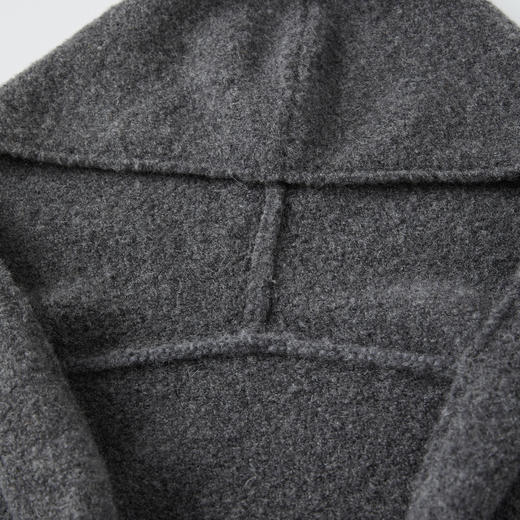 ROMI STUDIO“温暖过冬”康宝莱绵羊毛绒感厚款连帽开衫RW24AS91383 商品图2