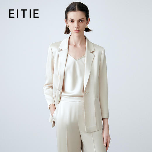 EITIE爱特爱春季新款简约通勤西装外套女7703413 商品图0