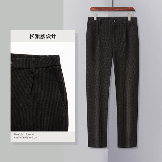 【西服+西裤】罗蒙秋冬季厚款西服套装男士两件套百搭休闲简约通勤舒适日常西装 商品图2