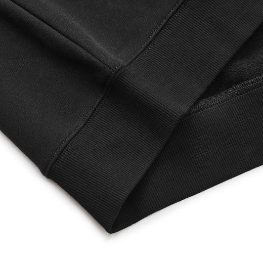 gxg.jeans男装秋季简约圆领卫衣黑色简约休闲卫衣J24X313061 商品图4