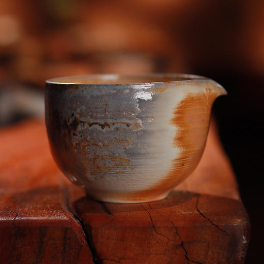 【林栖好物】【柴烧圆公道杯】满容量：225ml 李现锋柴烧 陶/瓷 商品图2