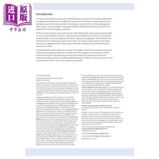 【中商原版】英国S&S教辅KS2 Comprehension 2 KS2 阅读理解 2  8-9岁  附电子答案  英文原版 英语阅读练习  商品图3