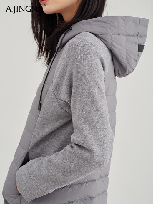 【冬日入场券】阿菁娜修身短款瘦美人羽绒服套装F29D230010 商品图6