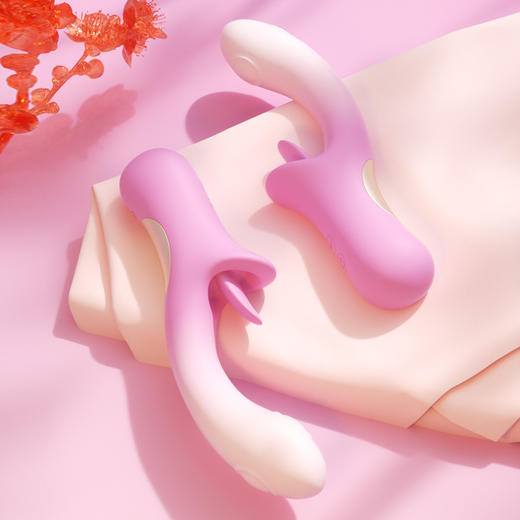 告白兔 HONEY BUNNY拍打震动棒高潮神器阴蒂私处可插入按摩打桩机成人情趣性玩具 奇梦舌舔拍打震动棒 商品图4