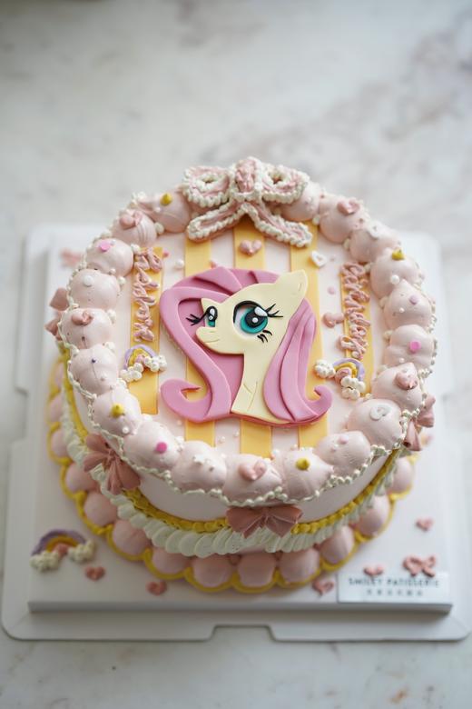 手绘奶油蛋糕 | 鲜果原味奶油 - 翻糖小马宝莉 商品图0