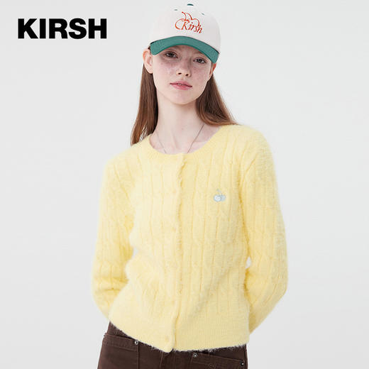 kirsh大樱桃秋冬季马海毛针织保暖开衫外套KKQWCCD501M 商品图6