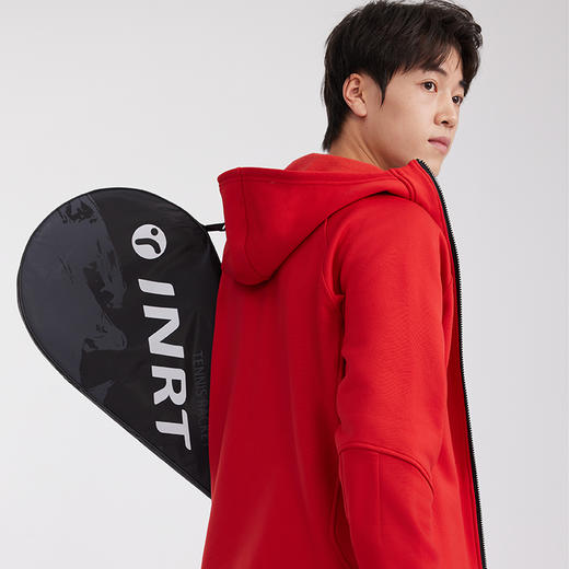 TAGX探观抓绒外套男女同款2025年蛇年本命年专属红色保暖连帽上衣 商品图3