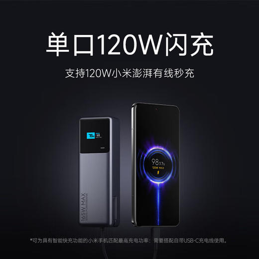 小米自带线充电宝10000 165W 商品图7