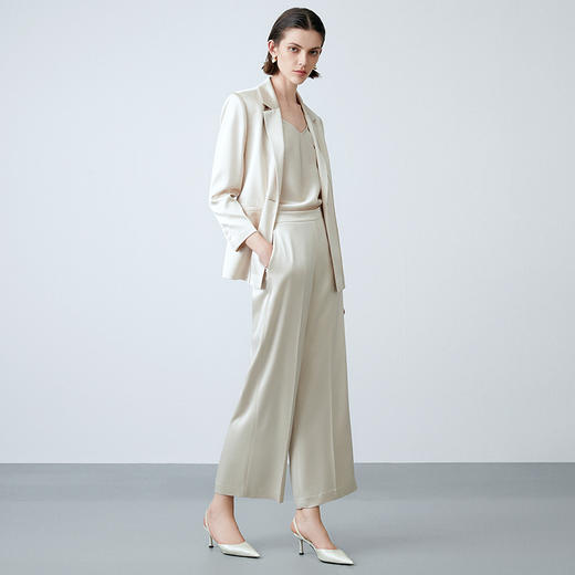 EITIE爱特爱春季新款简约通勤西装外套女7703413 商品图1