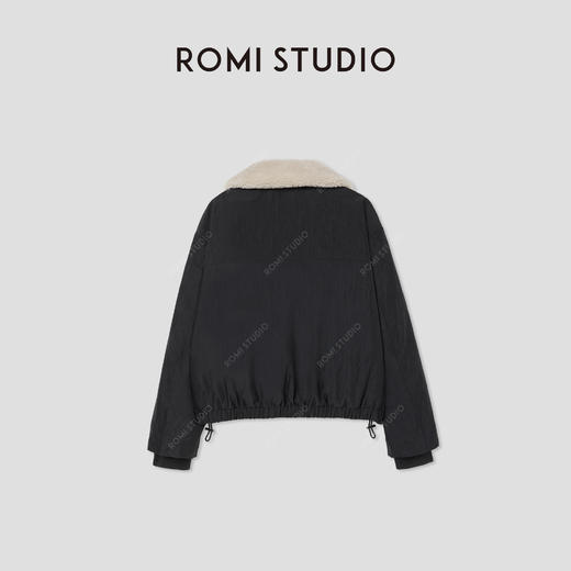 ROMI STUDIO“率性自我”90白鹅绒双面穿毛领夹克羽绒服RW24WWD0684 商品图5