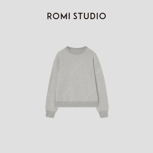 ROMI STUDIO“都市休闲”再生高弹毛巾布内加绒宽松卫衣RW24AS90930 商品图0
