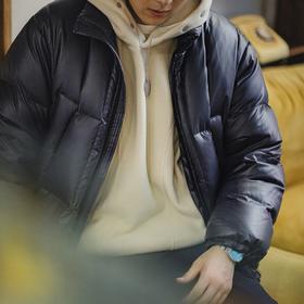 【90白鸭绒 蓬松度600+ 洁净度1000+】马登工装美式休闲小方格羽绒服