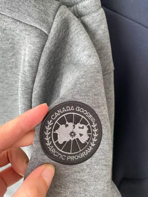 大鹅 2025新款 男士 加厚绒 经典刺绣标 连帽开衫卫衣/运动裤卫裤 可套装 Z-12232 商品图3