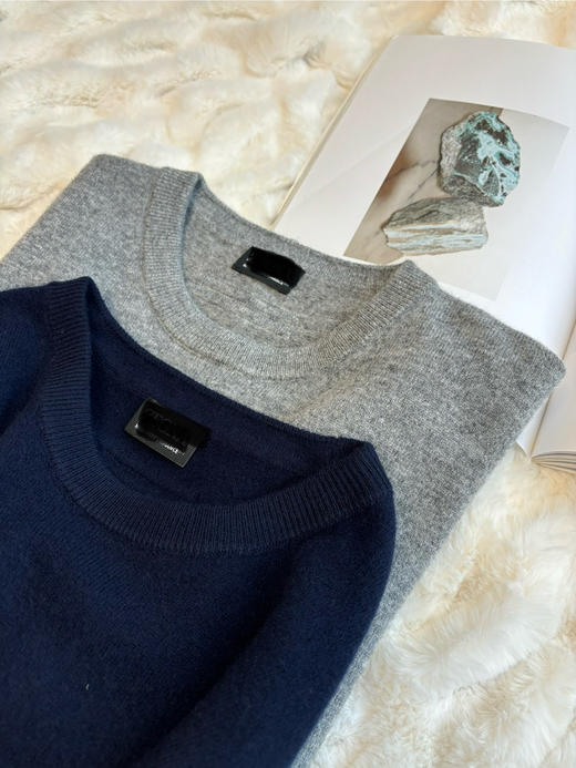 2412315   杰尼* 羊绒羊毛 针织  柔软毛衣 商品图2