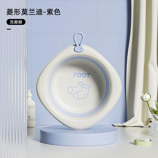 婴儿洗脸盆宝宝专用脸盆折叠盆新生婴幼儿童小盆子可折叠母婴用品 商品图5