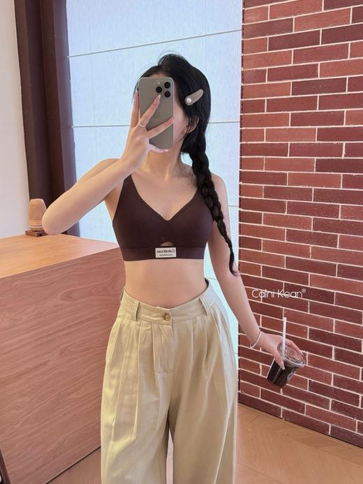 【秋冬氧气棉运动内衣】韩系百搭舒适无痕 无钢圈固定杯聚拢文胸  商品图6