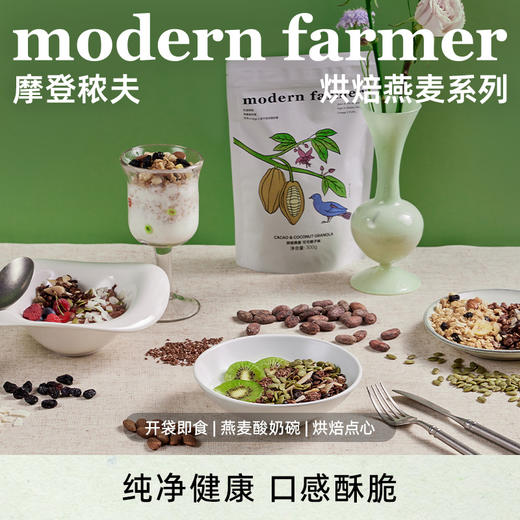 modern farmer 可可烘焙燕麦片酸奶碗坚果谷物脆早餐摩登秾夫组合 商品图5