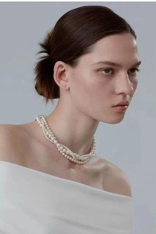 Oflye潮流饰品  多种戴法 法式轻奢多层名媛气质珍珠项链女款新款爆款精致颈链 商品图6