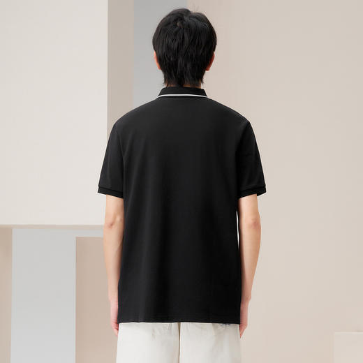 gxg.jeans男装2024年夏季热卖黑色 舒适柔软 POLO衫J24D242005 商品图2