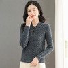 CC-QQH-9165立领毛衣秋冬女小个子2024新款洋气针织上衣打底衫内搭可外穿 商品缩略图0