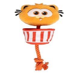 T派思维加菲猫家族爆甜能量杯绳结狗玩具