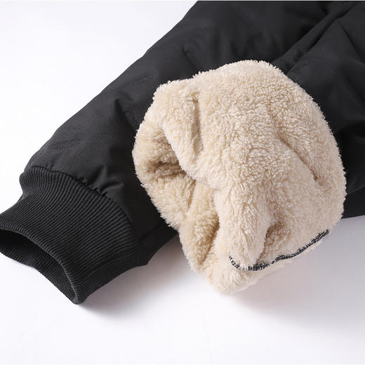 冬季大码裤子男 棉裤加绒加厚羊羔绒休闲百搭 保暖卫裤 商品图3