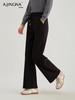 【懒人神裤】阿菁娜松弛休闲羊毛针织阔腿裤F29D210031 商品缩略图0