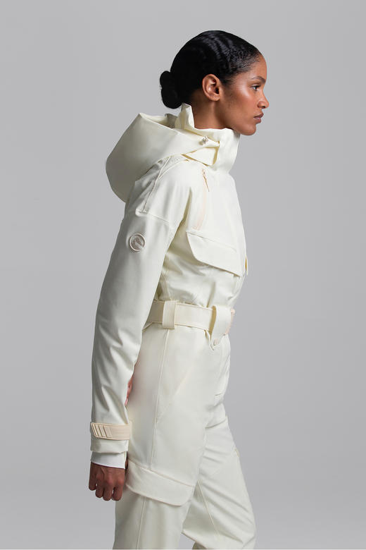 Cordova - Apex Ski Suit - Alabaster - 女装 - 连体滑雪服 - 白色 商品图2