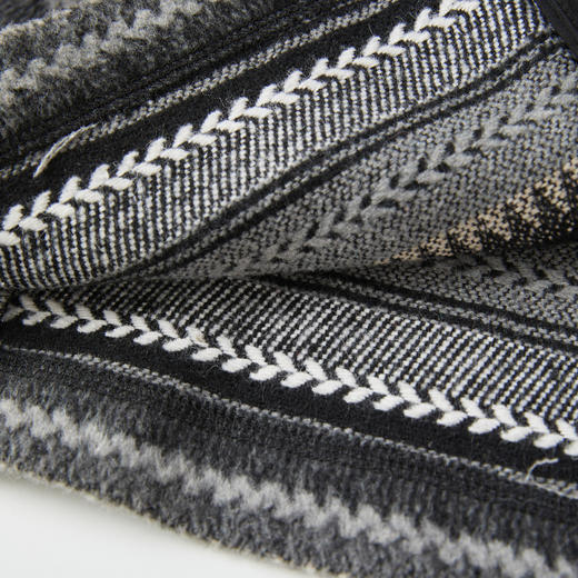 ROMI STUDIO“冬日松弛”费尔岛复古花纹绒感宽松外套 RW24WW41306 商品图4