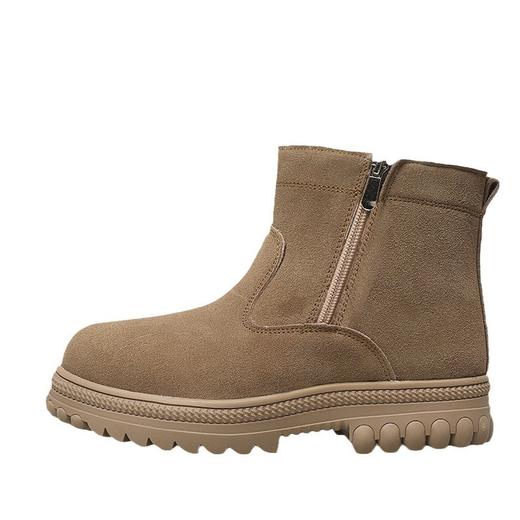 东北雪地靴男皮毛一体冬季保暖加绒加厚羊毛暖靴户外防水防滑棉鞋 商品图3