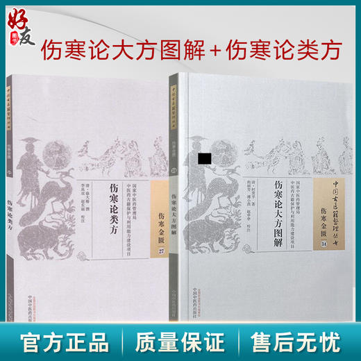 【全2册】伤寒论大方图解 伤寒金匮34+伤寒论类方伤寒金匮27 中国古医籍整理丛书 中国中医药出版社 病变机理 经方 中医书籍伤寒大全 商品图0
