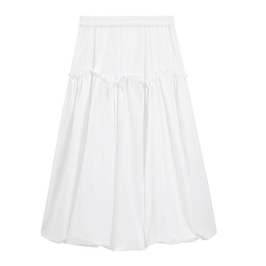 IEF/爱依服2025 春季 法式温柔风时尚显瘦简约设计百搭蛋糕单裙N38021 商品图5