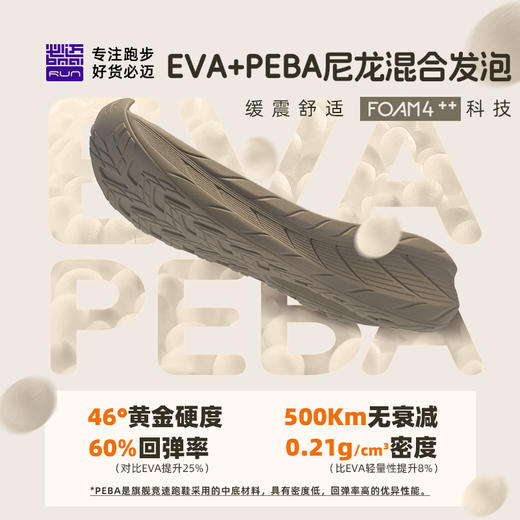 必迈远征者漫步跑鞋男女一脚蹬轻便快走鞋透气软弹缓震慢跑运动鞋 商品图3