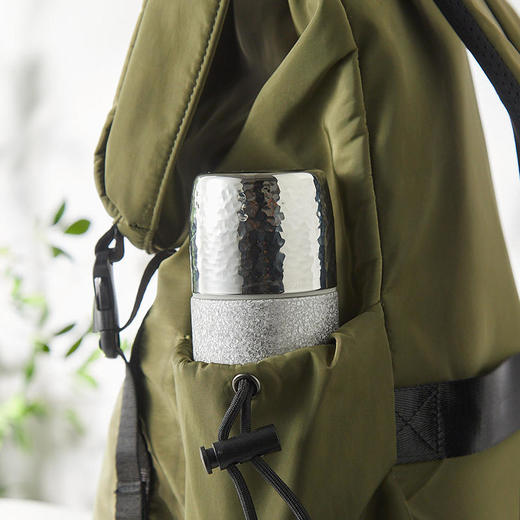  预售7天内发出拾物观心 弱碱水富氢纯钛内胆保温杯+纯钛内胆保温壶，钛内胆（覆钛工艺），500ml1000ml，喝到一口安全、放心热水 商品图3