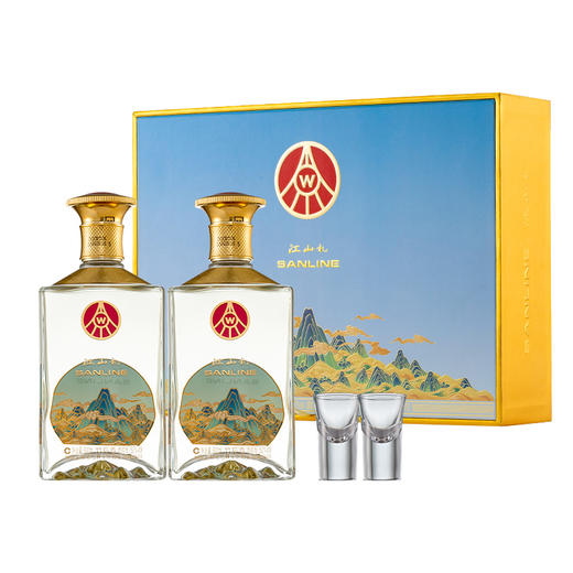 五粮液江山礼.国画礼盒浓香型白酒（2瓶） 商品图1