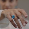 北京仓｜Joidart-GAUDÍ-蓝色之心 戒指［西班牙设计师］ 商品缩略图0