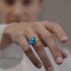 北京仓｜Joidart-GAUDÍ-蓝色之心 戒指［西班牙设计师］