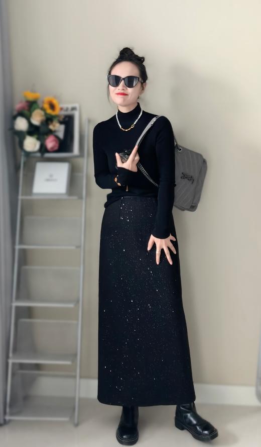 万能自带气场半高领超细羊毛打底衫 商品图5